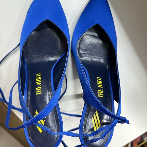 THE ATTICO blue heels shoes 7.5 - Picture 5 of 8